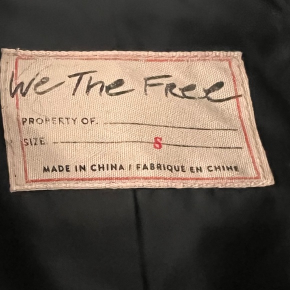 Free People All night black faux fur jacket small - Picture 4 of 13